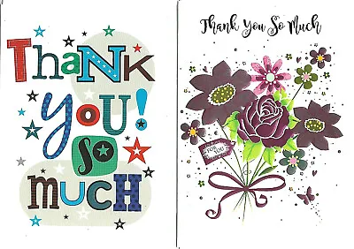 £1.40 • Buy Various Male / Female Thank You Cards - (Some With Verses Inside / Some Blank)