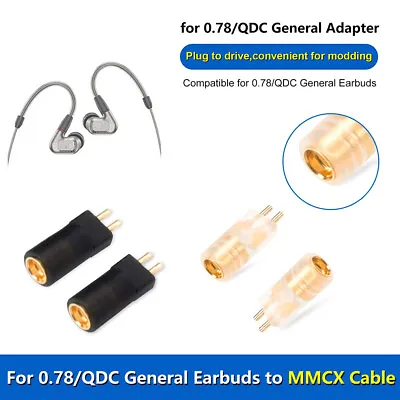 Headphone Cable Adapter MMCX Female To 0.78mm QDC For NF2u KZ ZSN Pro ZS10 Pro • $14.88