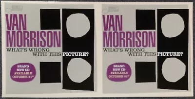 Van Morrison What’s Wrong With This Picture? 2003 DOUBLE-SIDED PROMO POSTER • $7.99