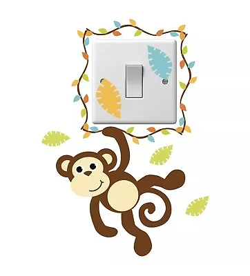£3.66 • Buy Light Switch Art Stickers 'Jungle' For Children's Kids Bedroom Fun Decorative