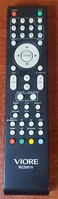  VIORE RC2001V  Universal TV Remote Control REPLACEMENT TESTED & WORKING  • $9.99