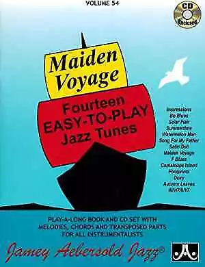 Vol. 54 Maiden Voyage: Fourteen - Paperback By Jamey Aebersold - Very Good • $12.44