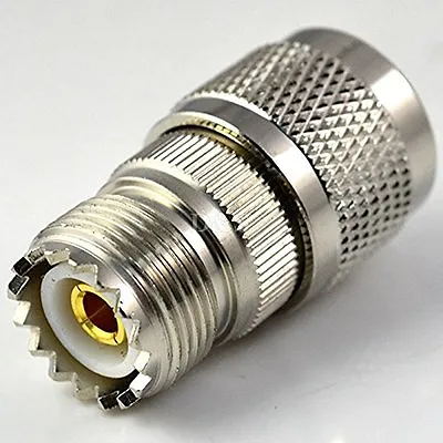 UHF Type Female SO239 Jack To N Male Plug Straight RF Coaxial Adapter Connector • $8.61