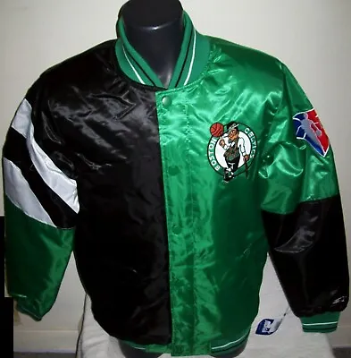 BOSTON CELTICS STARTER Snap Down 50/50 Jacket RARE Fall 2021    L XL 2X • $105.99