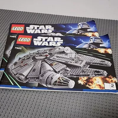LEGO - Star Wars -  Millennium Falcon - 7965 - INSTRUCTION BOOKLETS - Lot A • $12