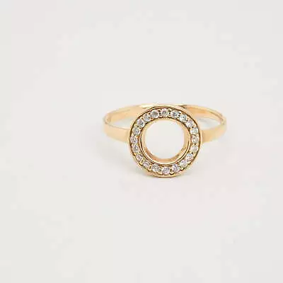 Ring In 9K Gold Size 7¾ - 8 | Vintage Solid Gold | Quality Fine Estate Jewelry | • $229.50