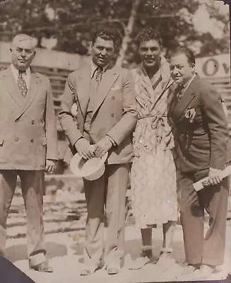 MAX SCHMELING With JACK DEMPSEY - Original 1930's Silver Gelatin Photograph • $223.80