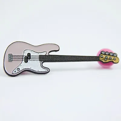 Mark Hoppus Signature Fender Jazz Bass Soft Enamel Pin Shell Pink Tom DeLonge  • $10
