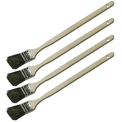 4 X Extra Long Handled Paint Brushes 440mm Reach 40mm Width Long Reach • £9.75