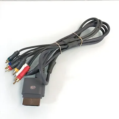 Xbox 360 1.8m Gold HD RCA Component R/L AV Audio Video Optical Cable X810972-001 • £5.99