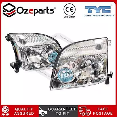 Set / Pair LH+RH Head Light Front Lamp For Nissan X-Trail Xtrail T30 2001~2007 • $233.20