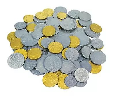 114 X Australian Play Money Coins Maths Teacher Resource Realistic Kids Toy • $24.95