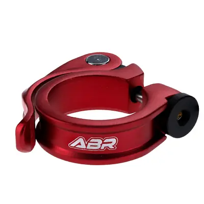 CLEARANCE ABR Hoop QR Quick Release Seat Clamp RED 34.9mm • £7.99