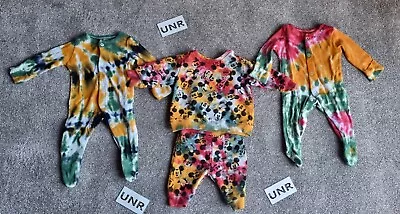 Newborn Baby Tye Dyed Tye Dye 0-3 Months Clothes Clothing  Bundle Rasta Jamaica  • $15.16