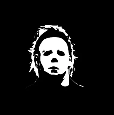 Michael Myers Mask Halloween Inspired Vinyl Decal Sticker Car Truck SUV • $2.95