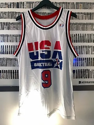 Champion - Michael Jordan Dream Team USA Vintage Jersey 1992 Olympics 48 READ • $49.98