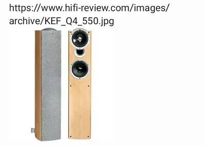 KEF Q4 Floorstanding Speaker (price For Single Unit Maple Finish 2 Available) • £200