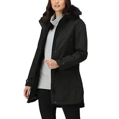 £42 • Buy Regatta Womens Sabinka Fur Trim Waterproof Insulated Parka Jacket Coat