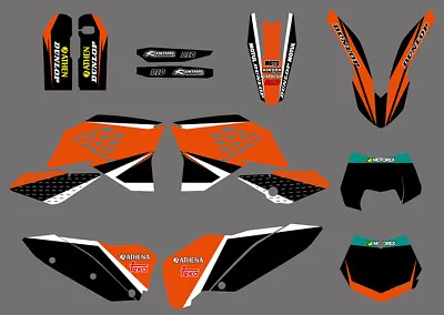 Graphics Kit Fender Decals Deco For KTM 125 150 SX 250 350 450 SXF XCF 2008-2010 • $49.99