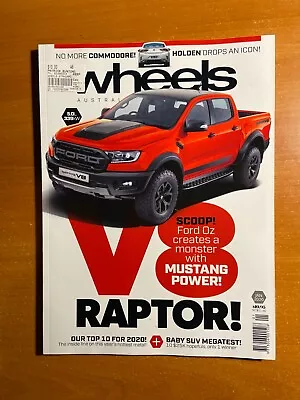 Wheels Magazine - January 2020 - Ford V8 Raptor • $14.90