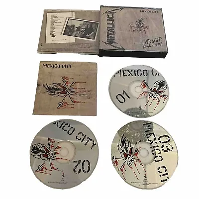 METALLICA Mexico City LIVE SHIT Binge & Purge 3 Disc CD Set  • $44.99