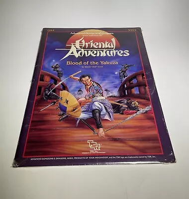 Advanced Dungeons And Dragons Oriental Adventures Blood Of The Yakuza 1987 • $199.99