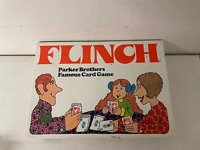 Vintage Parker Brothers Flinch Card Game 1976 Made In USA No 693 Retro Fast Ship • $14.99