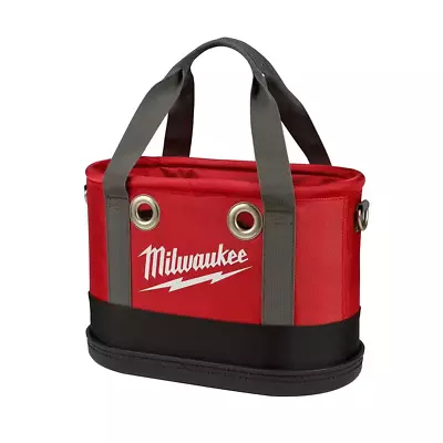 Milwaukee 14.5 In. Aerial Oval Tool Bag Storage Red Fabric Material Durable New • $86.53