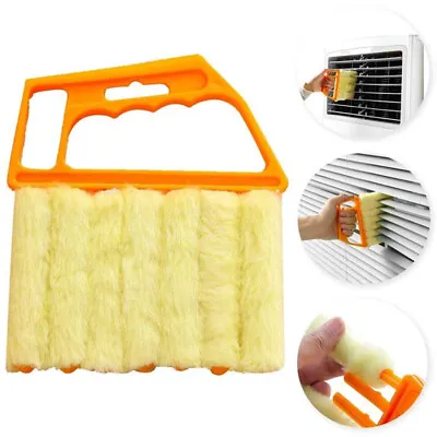 7 Brush Venetian Blind Cleaner Washable Easy Cleaning Tool Duster Microfibre • £3.86