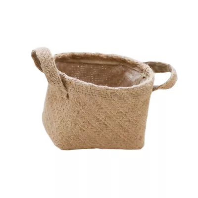 Small Cotton Woven Basket For Laundry Or Storage • £7.59