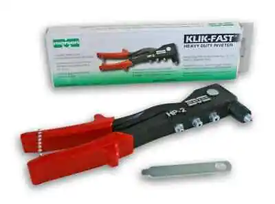 Marson 39000 Klik-Fast Hand Riveter -Rivet Gun For 3/32 1/8 5/32 3/16 Rivets HP2 • $37.50