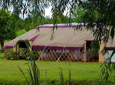 Wedding Yurt HIRE/ Special Occasions / 164 Seated Guests / Wedding Packages 2024 • £2000