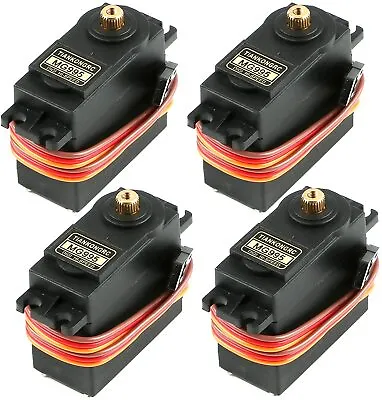 4pcs Waterproof High Torque Metal Gear RC Servo Motor Airplane Helicopter Boat • $25.64