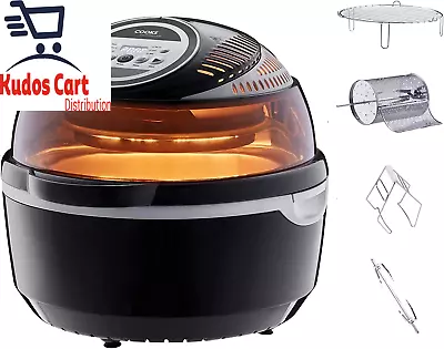 £129.99 • Buy  Halogen 10L Air Fryer Oven Rotisserie Healthy Oil Free Low Fat Cook Accessories