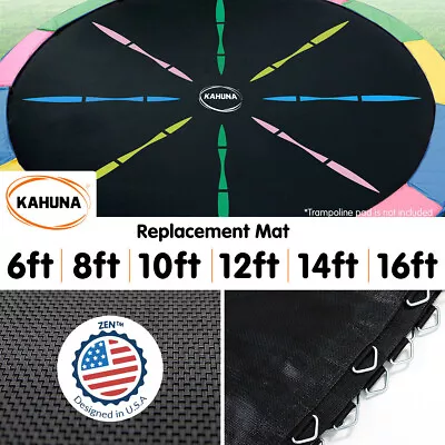 New Trampoline Replacement Spring Rainbow Mat Round 6ft 8ft 10ft 12ft 14ft 16ft • $109