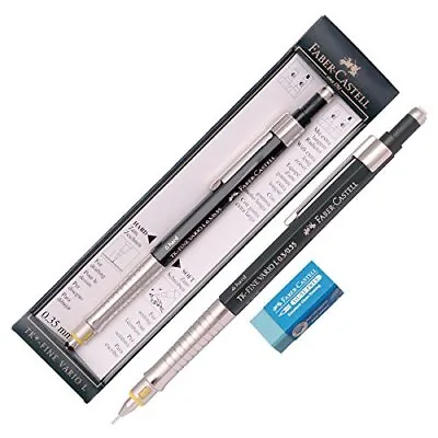 Faber Castell Tk Fine Drafting Mechanical Pencil 0.35 Mm +packing Case/gift Eras • $41.25