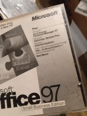 Microsoft Office 97 Small Business Edition CD W/ Product Key FREE 2-3 Day Ship! • $10