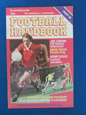 £2.99 • Buy The Marshall Cavendish Football Handbook - Part 18 - 1978