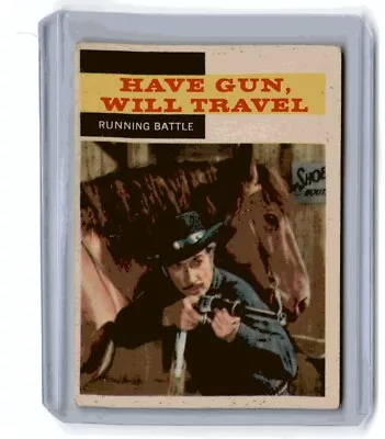 1958 Topps TV Westerns #29 Running Battle Have Gun Will Travel Richard Boone • $4.99