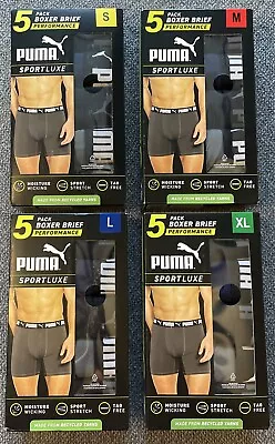 Puma Men's 5 Pack Microfiber Performance Boxer Brief • $26.97