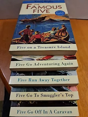 The Famous Five Book Set Collection By Enid Blyton - 5 Books (1-5) • £9.99