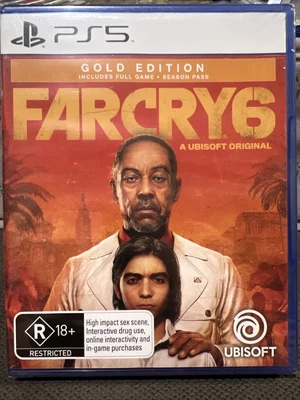 $31 • Buy New Far Cry 6 Gold Edition Playstation PS5 Game
