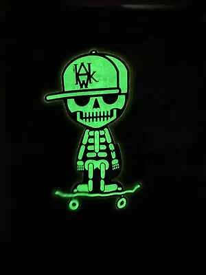 Tony Hawk Skater Skeleton Glow-in-the-Dark Shirt Vintage Style Acid Wash S D23 • $29.95