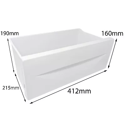 £23.79 • Buy Indesit Fridge Freezer Basket Plastic Drawer Bin CA55UK