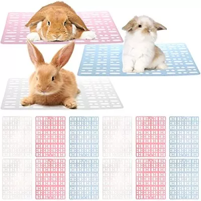  12 Pack Plastic Rabbit Cage Mat Durable Rabbit Floor Mat With Snap Joint  • $27.13