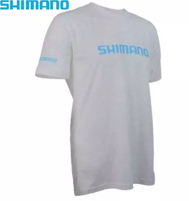 $29.99 • Buy Shimano Logo Cotton Short Sleeve T-Shirt - Heather Grey (SELECT SIZE) HTRG