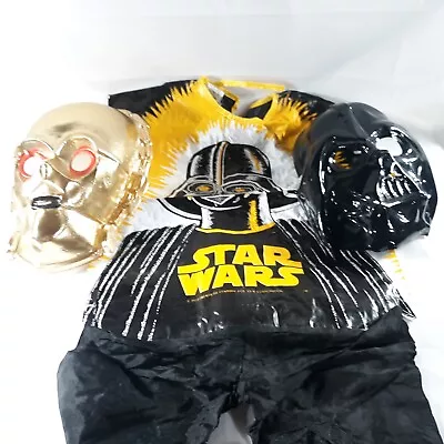 1977 Ben Cooper Star Wars Darth Vader Costume And C3PO Mask • $25