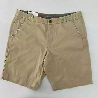 NWT Natural Reflections Tan Bermuda Safari Shorts - Size 10 • £23.13