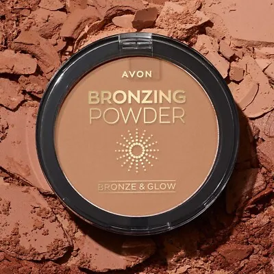 £5.98 • Buy Avon Bronze & Glow Bronzing Powder Golden Bronze Warm And Deep Glow Deep Tan 
