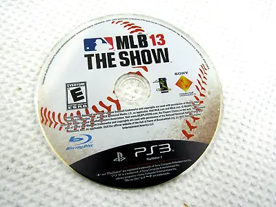 MLB 13: The Show (PS3) - Disc Only • $6.50